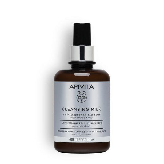 PROMOÇÃO Apivita Leite de Limpeza Facial e Olhos 3 em 1 300 ml