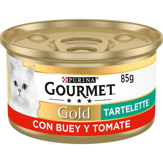Ração Húmida GOURMET GOLD Tarte de Carne e Tomate 85g