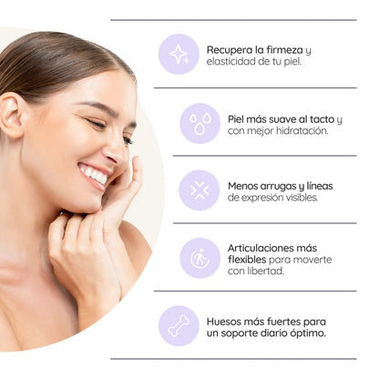 Colágeno Marino + H. Hialurónico 75 días Piel N2 Natural Nutrition 150 cápsulas