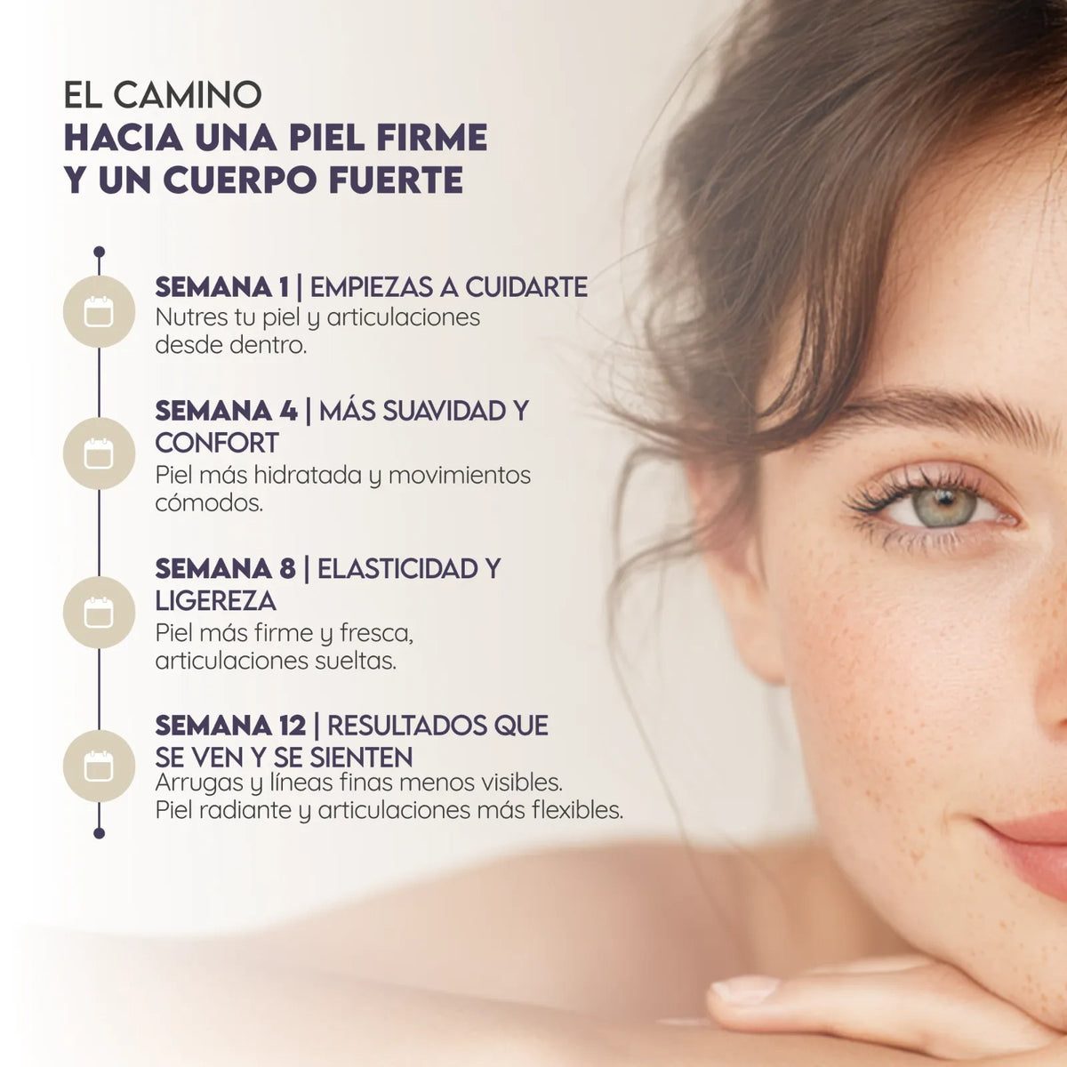 Colágeno Marino + H. Hialurónico 75 días Piel N2 Natural Nutrition 150 cápsulas