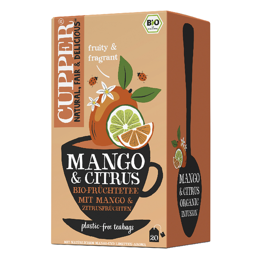 Infusión de Mango y Citrus BIO Cupper 20 bolsitas