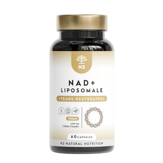 NAD+ Liposomal Antienvejecimiento 30 días Vitalidad N2 Natural Nutrition 60 cápsulas