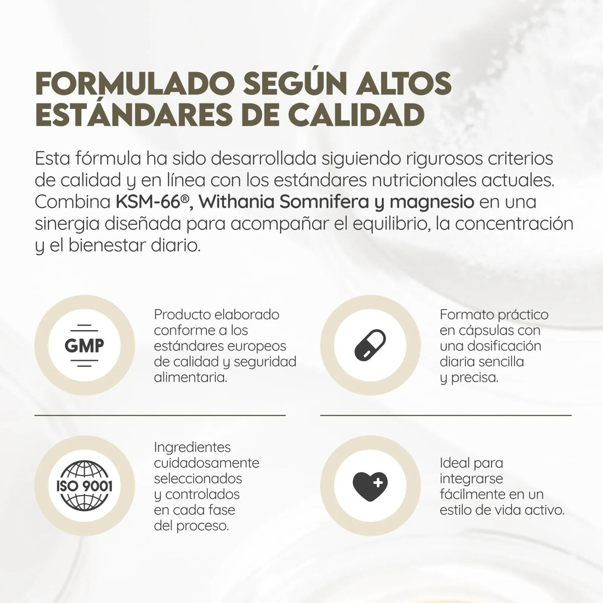 Ashwagandha KSM-66 90 días Relajación N2 Natural Nutrition 180 cápsulas