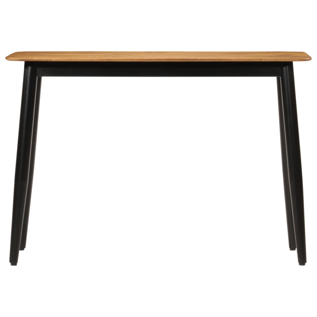 Mesa Consola Madera Maciza De Mango Y Hierro 110x40x76 Cm_0