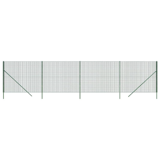 Cerca De Alambre De Acero Galvanizado Verde 1,6x10 M / Vetonek_0