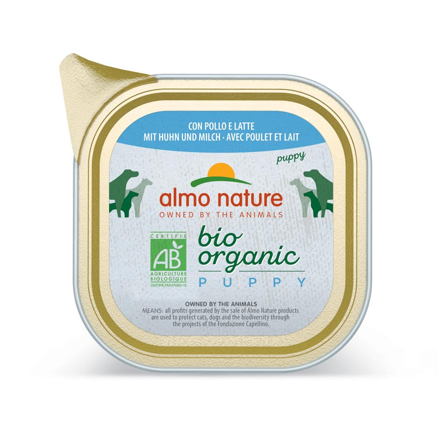 Almo Perro Tarrina Biorganic Puppy 100 Gr_0