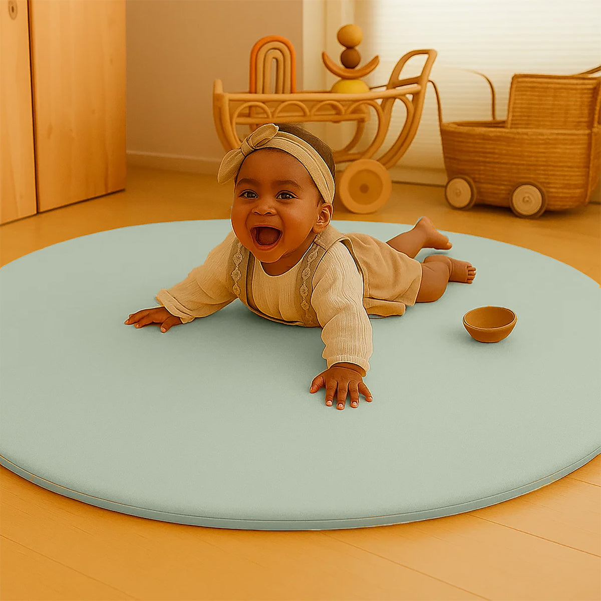 Alfombra De Actividad En Algodón Bio Verde_4