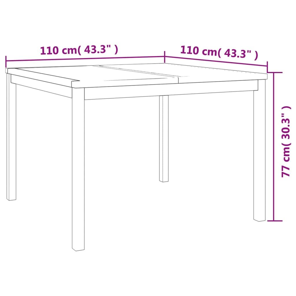 Vidaxl Juego De Comedor Para Jardín 3 Pzas Madera Maciza De Teca_2