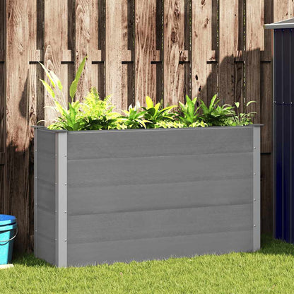 Arriate De Wpc Gris 150x50x91 Cm_1