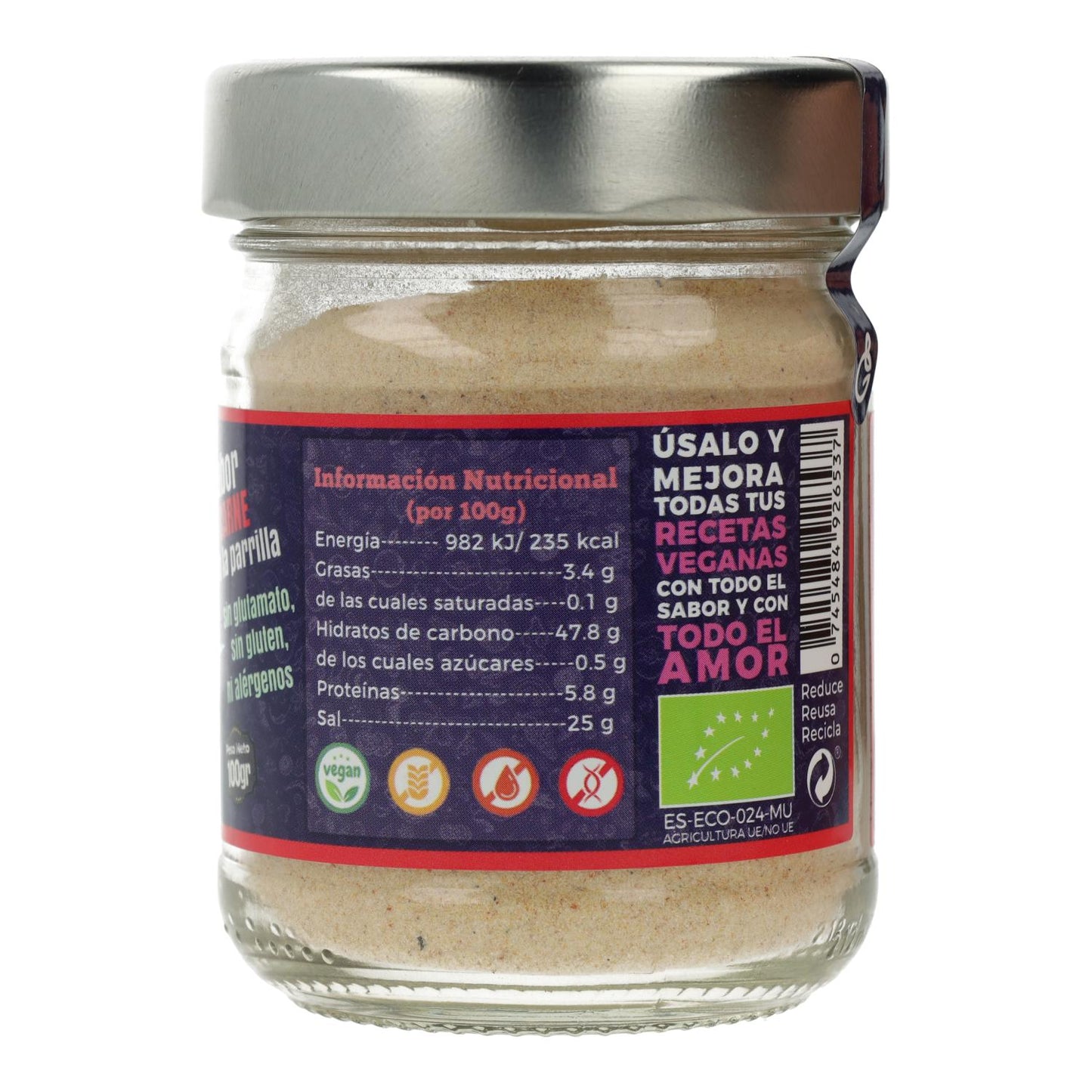 Tempero para Carne Grelhada Guimarana ECO "Lo Ver Meat" 100 g