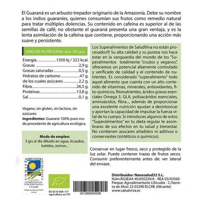Guaraná em pó Salud Viva 100 g