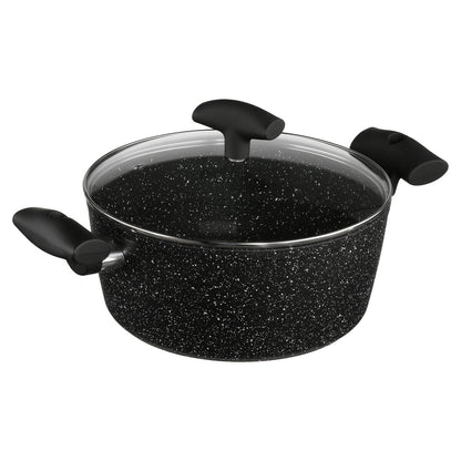 Batería De Cocina En Aluminio De Color Negro_3