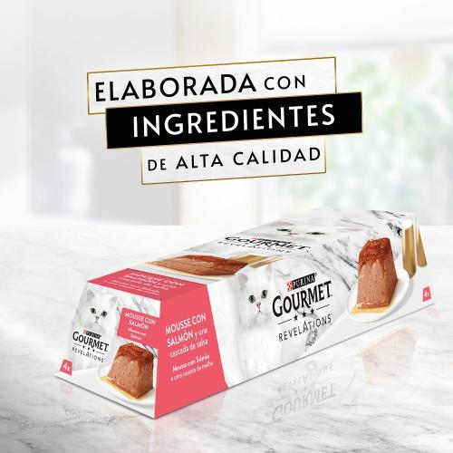 Embalagem de 6 x Mousse de Salmão GOURMET REVELATIONS (4x57g)