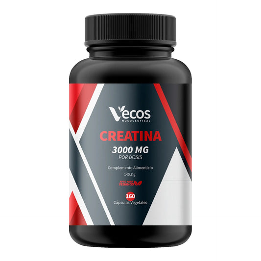 Creatina 3000 mg Vecos 160 capsulas