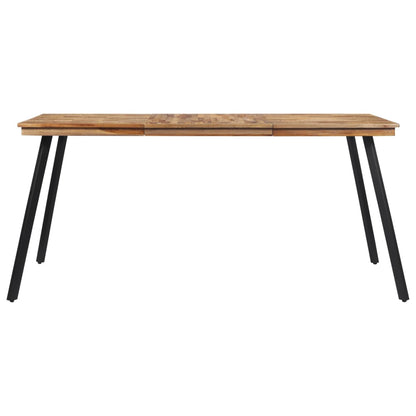 Mesa De Comedor Madera Maciza De Teca 169x98,5x76 Cm_0
