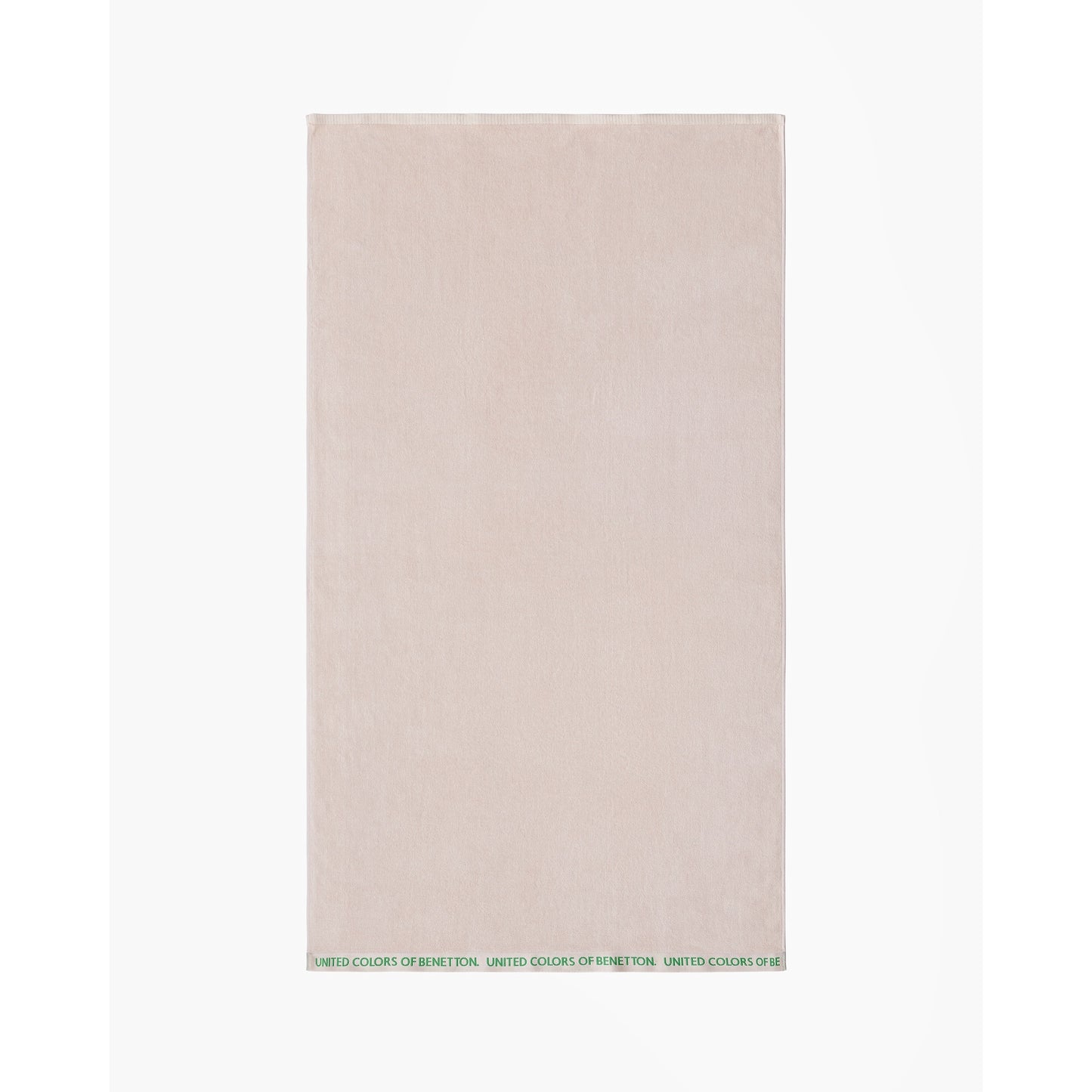 Toalla De Playa 90x160cm 380gsm 100% Algodón Velour Beige Con Logo Neutral Be_1