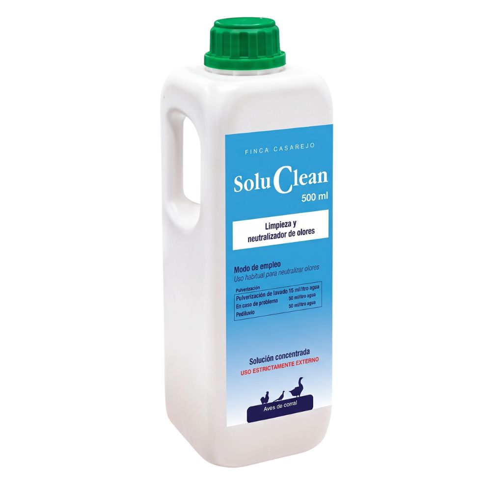 Soluclean Limpieza De Gallineros, Perreras, Comederos Y Material Disolver En Agua Y Limpiar Las Instalaciones (5 L)_0