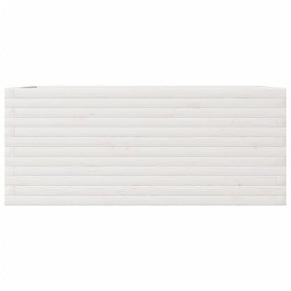 Jardinera De Madera Maciza De Pino Blanco 110x60x46 Cm_4