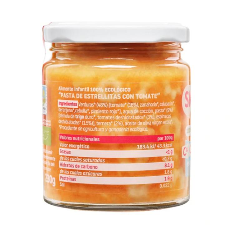 Embalagem de 3 frascos para massa com tomate ecológico CA CHI TOS Smileat, 230g