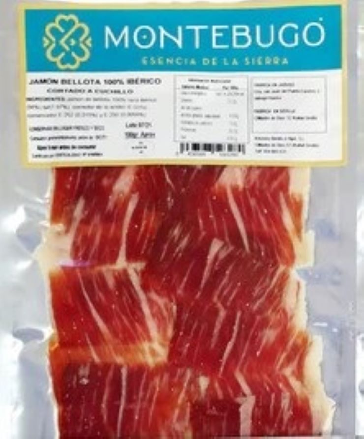 Sobres De Jamón De Bellota 100% Cortado A Cuchillo. 100 Grs. Aprox. 30 Sobres_2