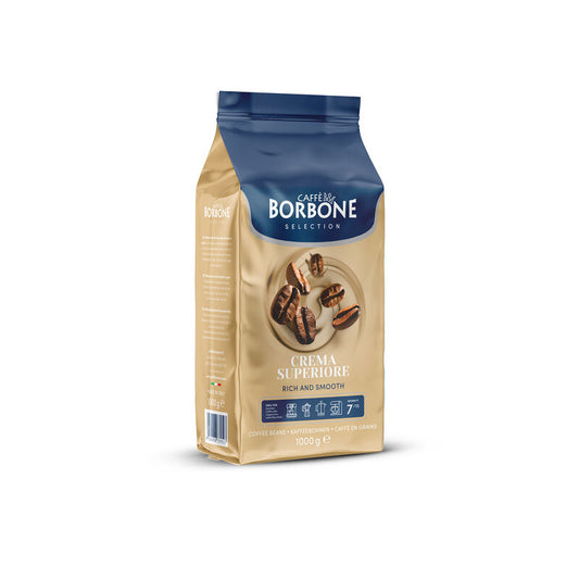 Café Crema Superiore Borbone em grão 1kg
