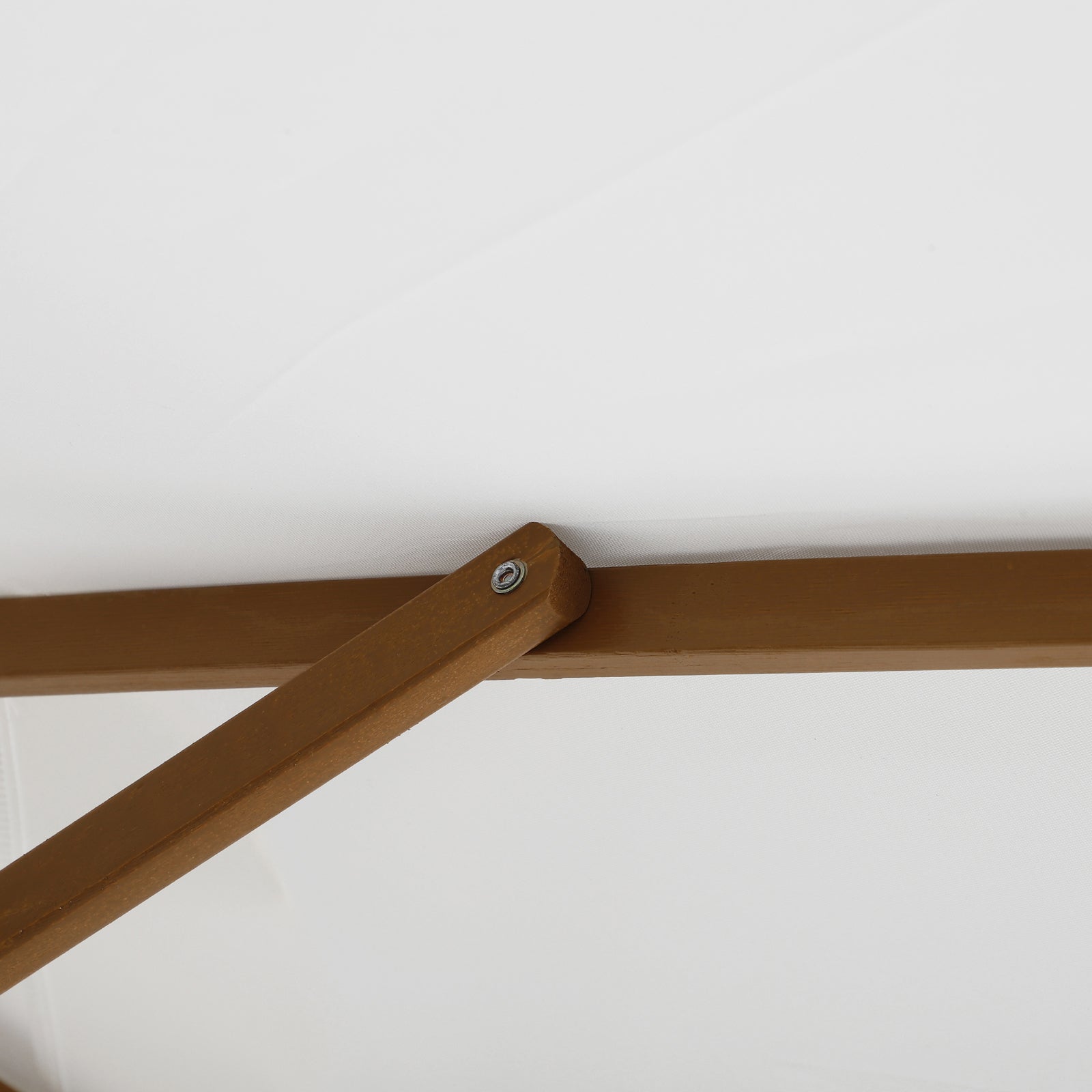 Outsunny Sombrilla De Jardín Ø250x230 Cm Con Poste Desmontable Blanco_4