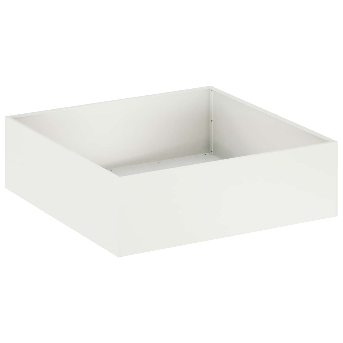 Macetero De Jardín 2 Uds. Blanco 80 X 80 X 30 Cm_2