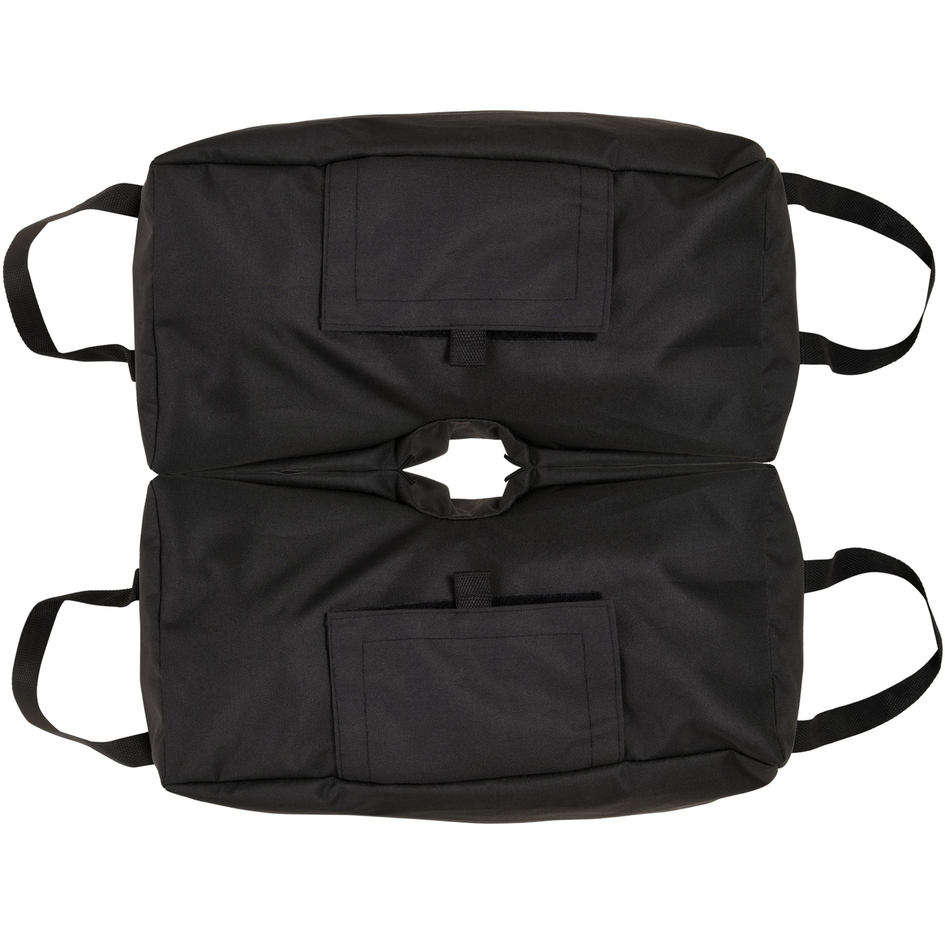 Outsunny Juego De 2 Bolsas De Arena Peso Para Sombrilla 50 Kg 50x25x18 Cm Negro_0