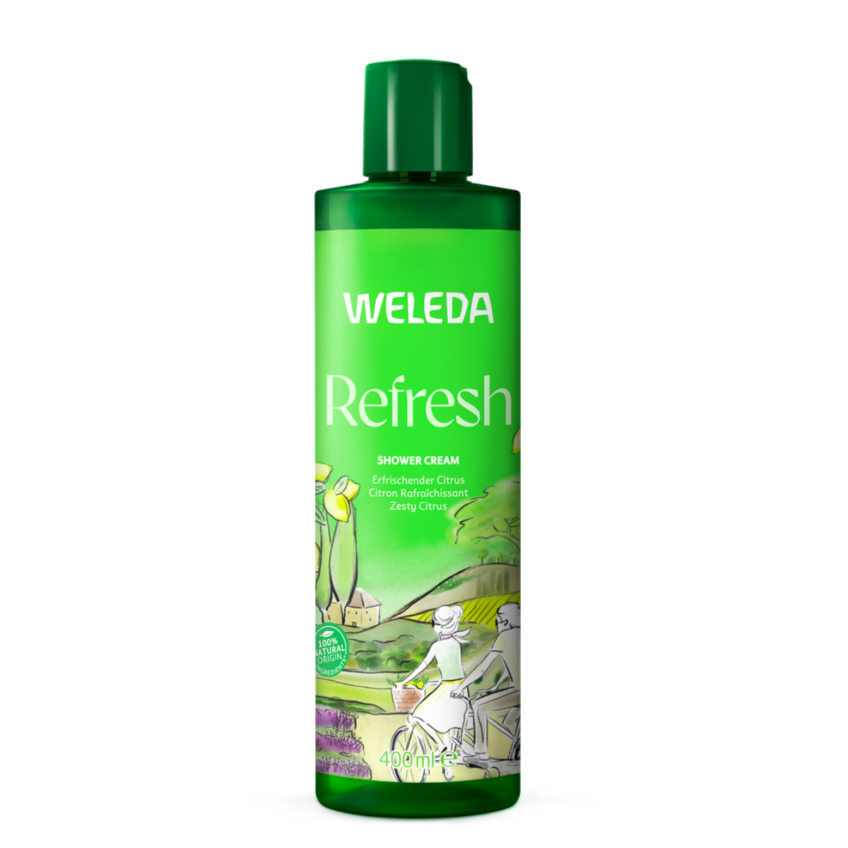Gel de banho cremoso Weleda Refresh Citrus 400ml