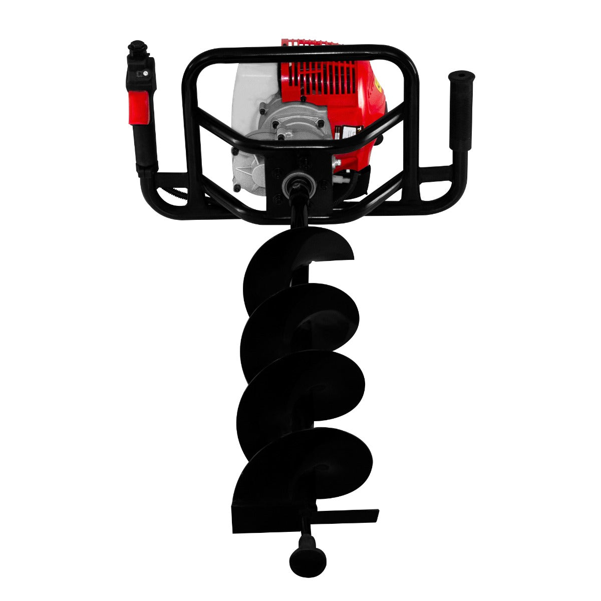 Barrena De Tierra T-mech Y Clavadora De Postes De 120mm De 4 Tiempos_2