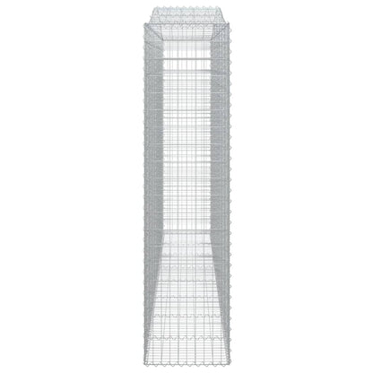Cestas De Gaviones 4 Uds Forma De Arco Hierro 400x50x200/220 Cm_4