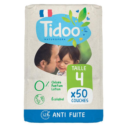Pack de fraldas Tidoo T4 Maxi (7/18 kg), 150 unidades