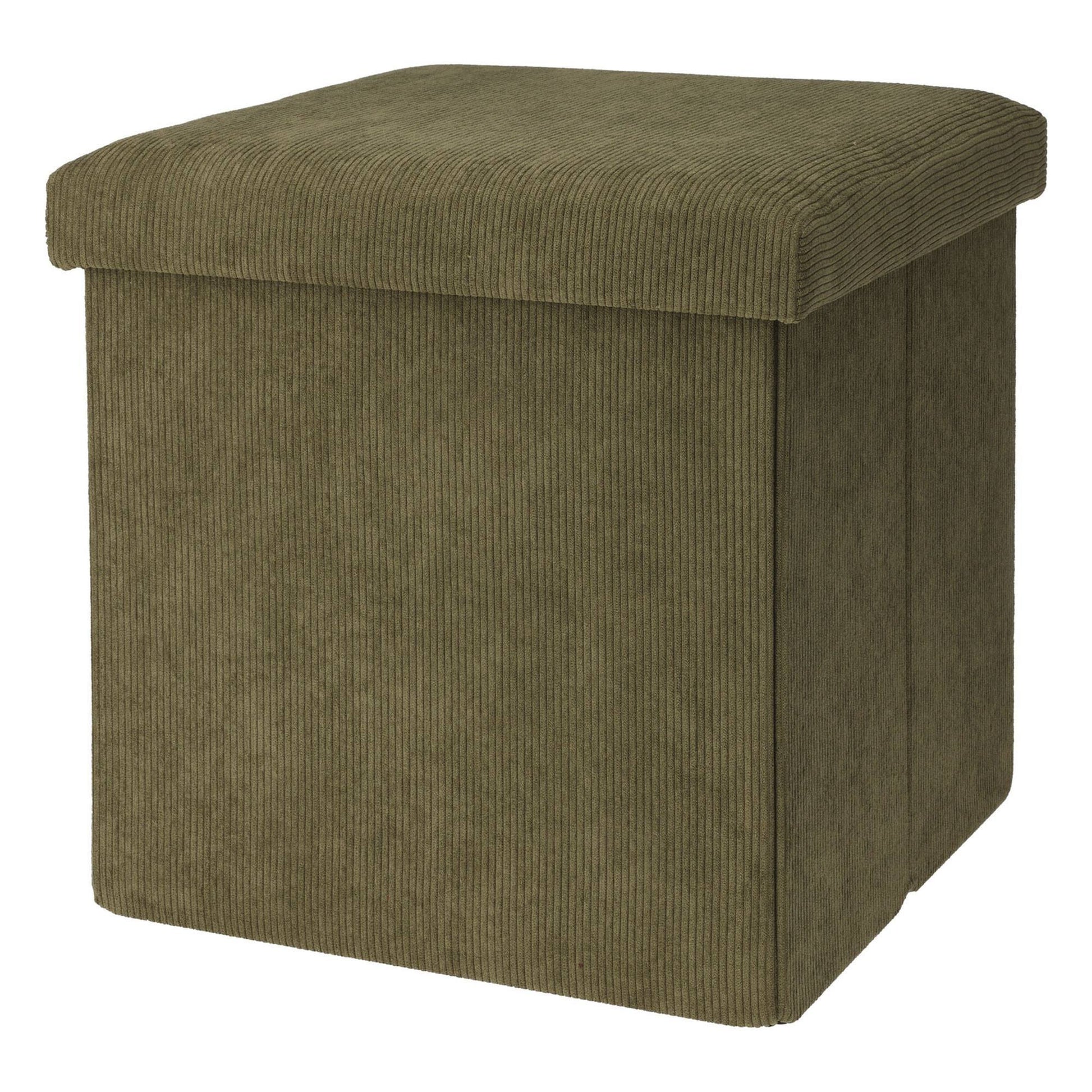Well Home Taburete De Ordenacion 38x38cm Color Verde Oscuro_0