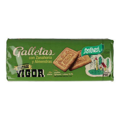 Biscoitos de Cenoura e Amêndoa Santiveri 240 g