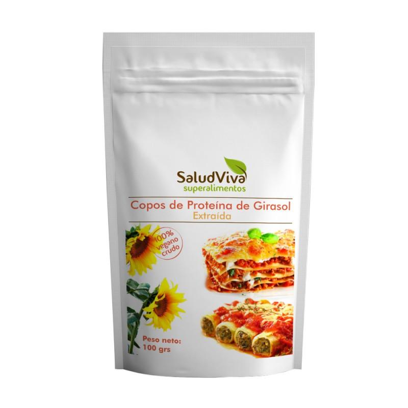 Flocos de proteína de girassol extraídos da Salud Viva