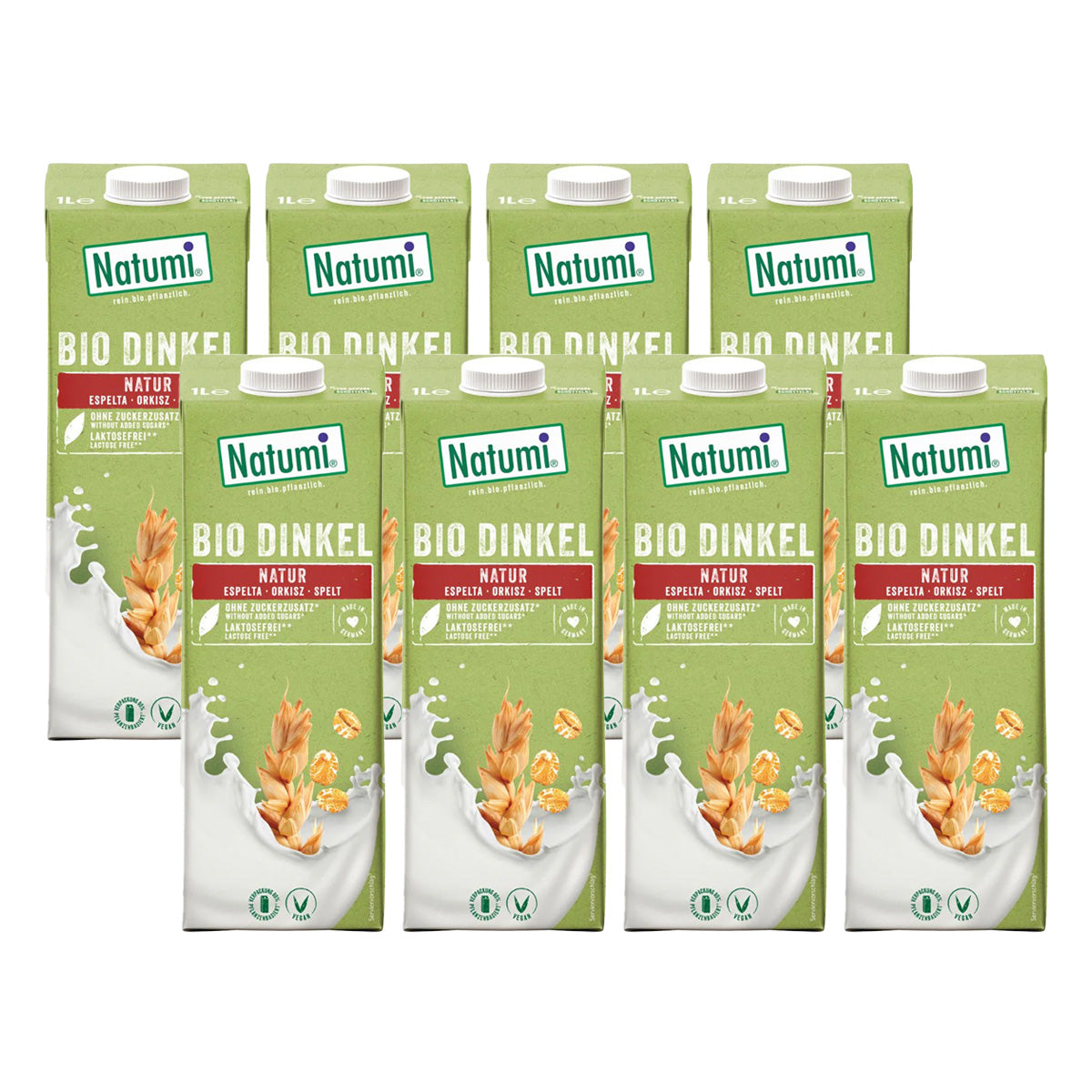 Pack 8x Bebida de Espelta BIO Natumi 1L