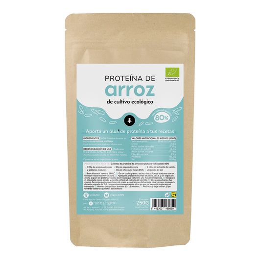 Proteína de Arroz 80% Eco Planeta Huerto, 250g