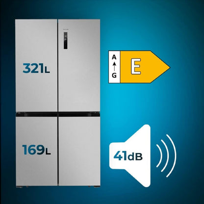 Cecotec Frigorífico 4 Puertas Bolero Coolmarket 4d 490 Inox E_2