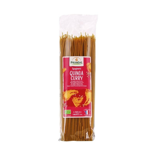 Esparguete de trigo, quinoa e caril Primeal 500g