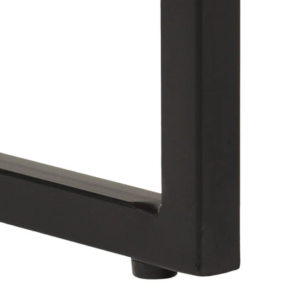 Mesa De Comedor Madera Maciza De Acacia Y Mango 160x70x76 Cm_4