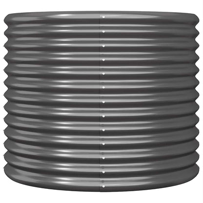 Jardinera Acero Galvanizado Antracita 80x80x68 Cm_2
