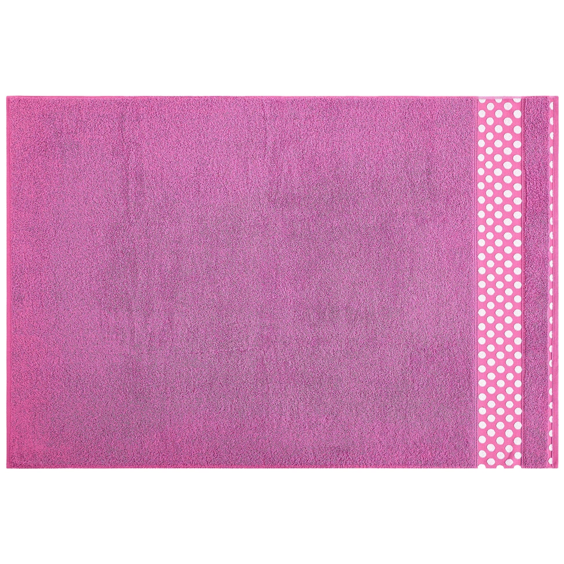 Juego De 3 Toallas De Baño De Algodón De Rizo 450 Gr/m2, De 50x30; 100x50; 150x100 Cm., Color Fucsia_5