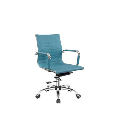 Silla Despacho Giratoria Elevable Acabado Turquesa, 90-97 Cm(alto)58 Cm(ancho)64 Cm(largo)_4