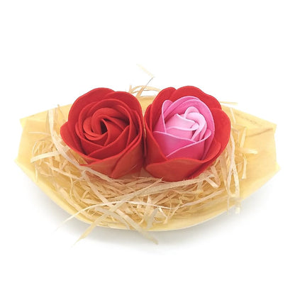10 Barcas Con Flores Para Regalo Invitados (rojo) - Rosas De Jabón Para Baño Aromático. Detalle Original Para Eventos_4