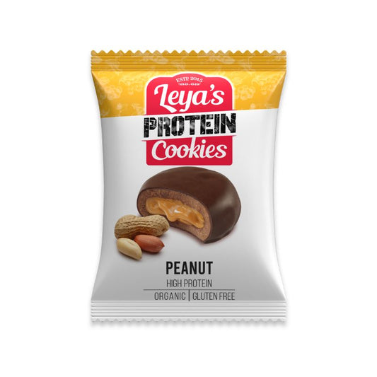Leya´s Protein Cookies Cacahuete Caja 12uds 40g ud_0