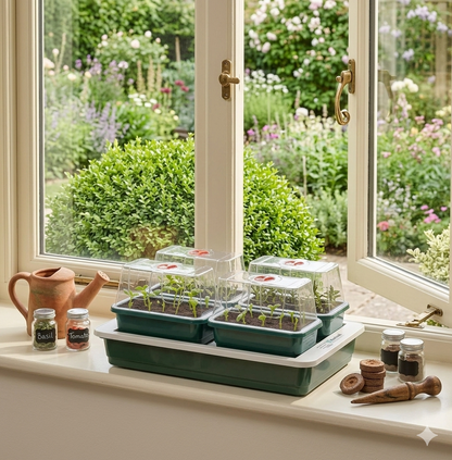 Mini Invernadero Eléctrico Para Semillas Garland 38x24x19 Cm  Semillero Germinador_1