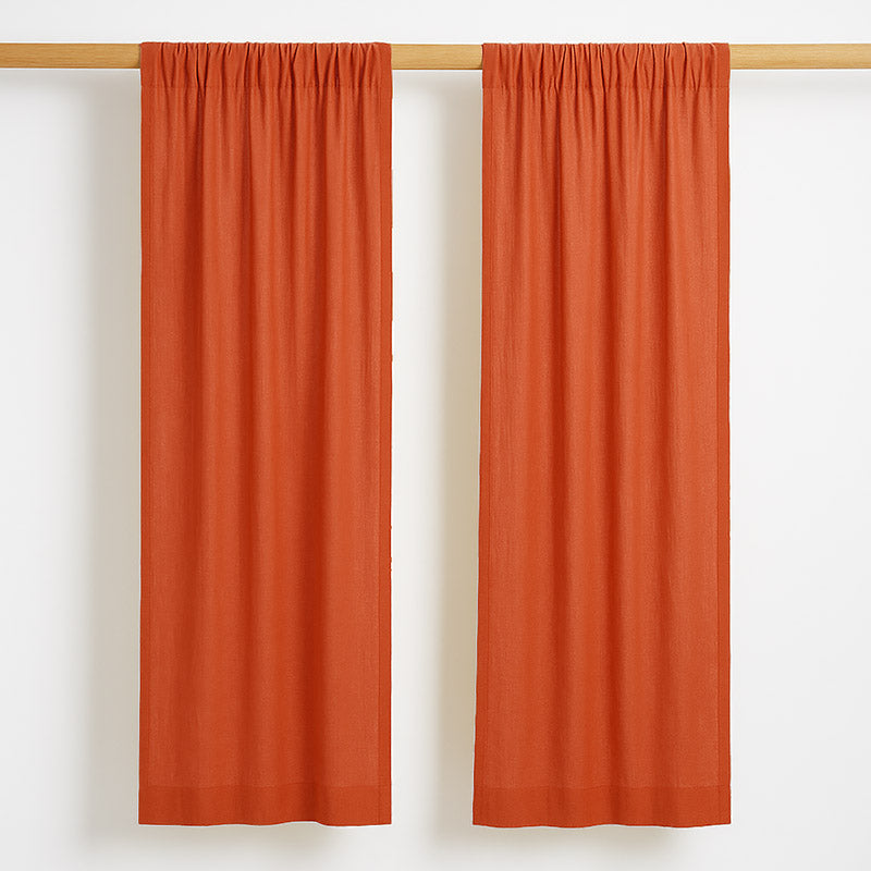 Cortinas De Gasa De Algodón Orgánico Color Fresa Para Bebé_0