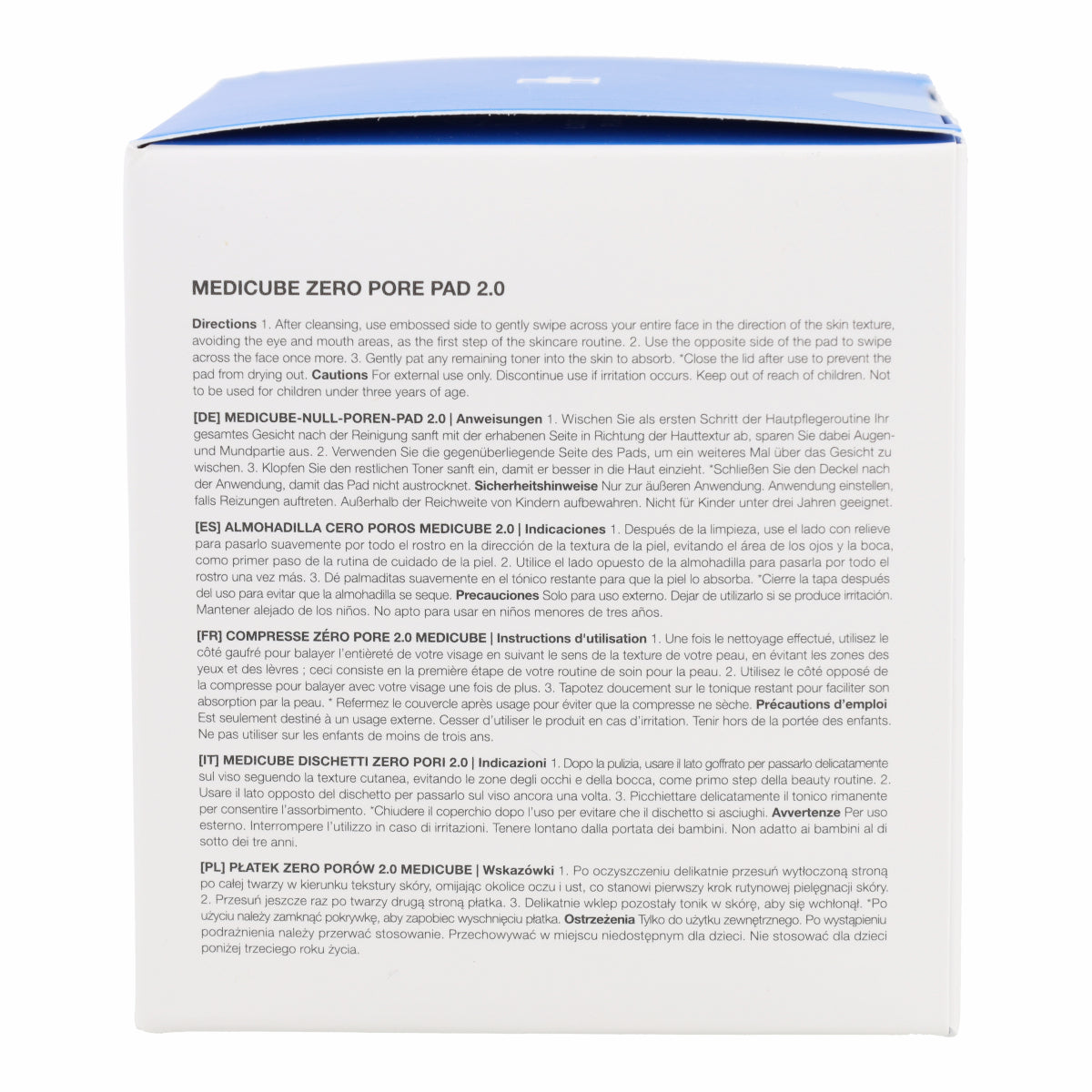 Discos exfoliantes Zero Pore Pad 2.0 Medicube 70 pads