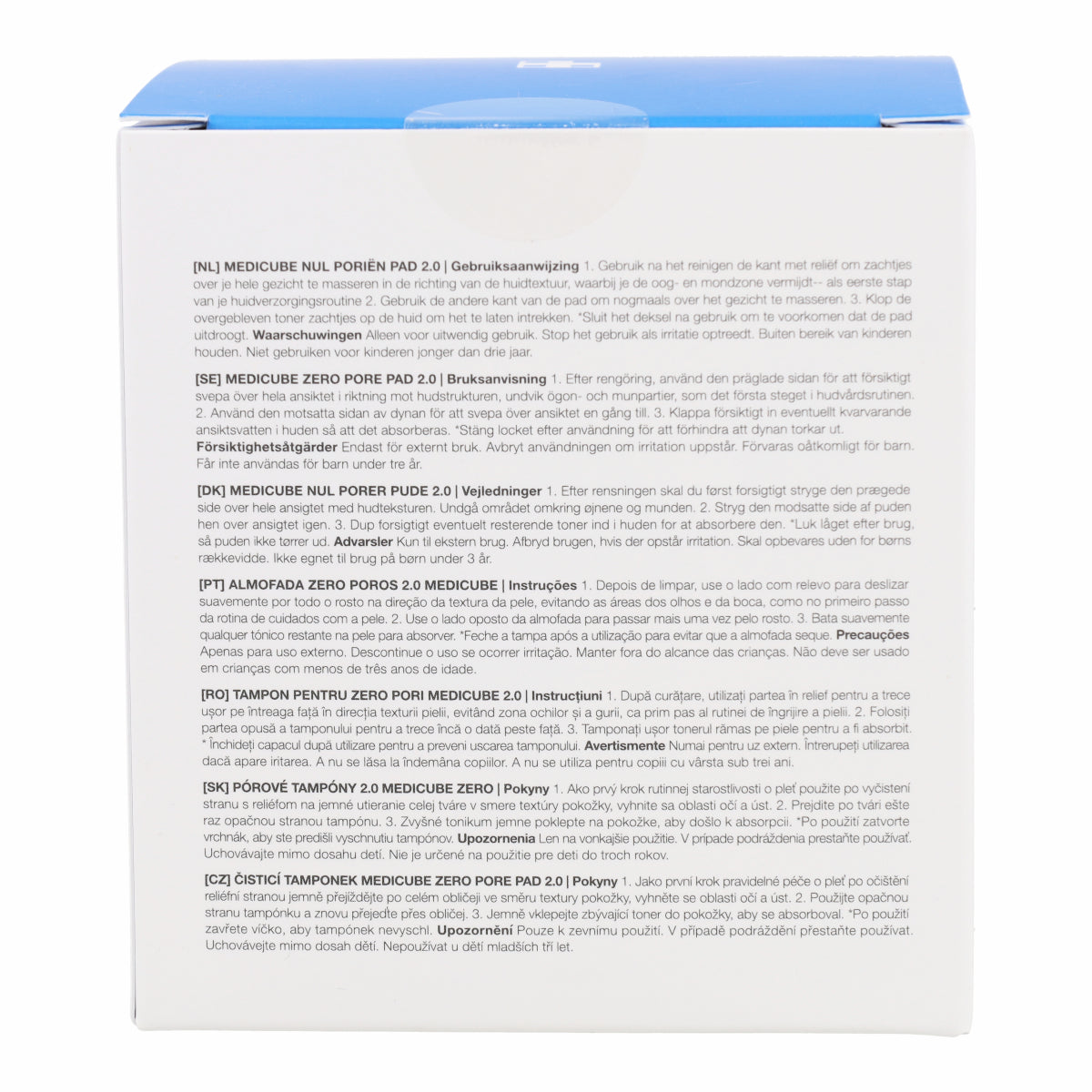 Discos exfoliantes Zero Pore Pad 2.0 Medicube 70 pads
