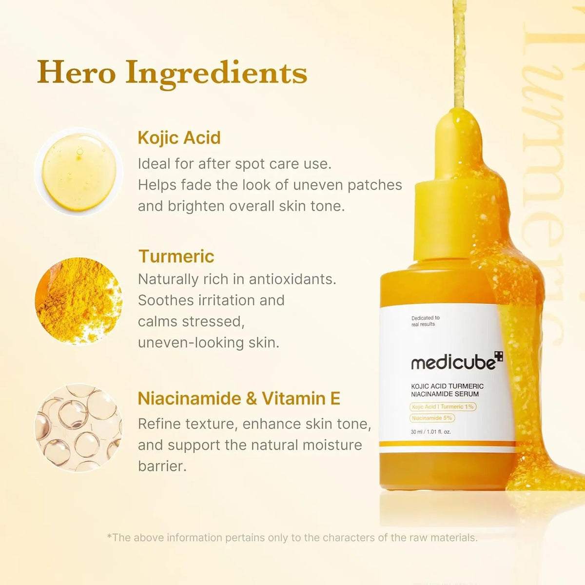 Kojic Acid Turmeric Niacinamide Serum Medicube 30 ml